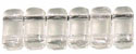 CzechMates Bricks 6 x 3mm (loose) : Crystal