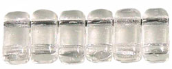 CzechMates Bricks 6 x 3mm (loose) : Crystal