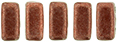 CzechMates Bricks 3/6mm (loose) : ColorTrends: Saturated Metallic Grenadine