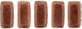 CzechMates Bricks 6 x 3mm (loose) : ColorTrends: Saturated Metallic Grenadine