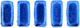 CzechMates Bricks 6 x 3mm (loose) : ColorTrends: Saturated Metallic Navy Peony