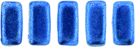 CzechMates Bricks 6 x 3mm (loose) : ColorTrends: Saturated Metallic Navy Peony