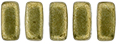 CzechMates Bricks 3/6mm (loose) : ColorTrends: Saturated Metallic Golden Lime