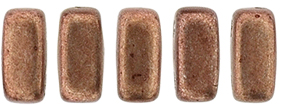 CzechMates Bricks 6 x 3mm (loose) : ColorTrends: Saturated Metallic Autumn Maple