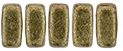 CzechMates Bricks 6 x 3mm (loose) : ColorTrends: Saturated Metallic Emperador