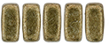 CzechMates Bricks 3/6mm (loose) : ColorTrends: Saturated Metallic Emperador