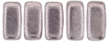 CzechMates Bricks 6 x 3mm (loose) : ColorTrends: Saturated Metallic Almost Mauve