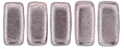CzechMates Bricks 3/6mm (loose) : ColorTrends: Saturated Metallic Almost Mauve