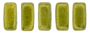 CzechMates Bricks 6 x 3mm (loose) : ColorTrends: Saturated Metallic Meadowlark