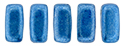 CzechMates Bricks 3/6mm (loose) : ColorTrends: Saturated Metallic Little Boy Blue
