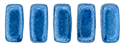 CzechMates Bricks 6 x 3mm (loose) : ColorTrends: Saturated Metallic Little Boy Blue