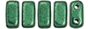 CzechMates Bricks 6 x 3mm (loose)  : ColorTrends: Saturated Metallic Martini Olive
