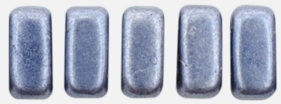 CzechMates Bricks 6 x 3mm (loose) : ColorTrends: Saturated Metallic Galaxy Blue