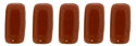 CzechMates Bricks 6 x 3mm (loose) : Umber