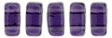 CzechMates Bricks 3/6mm (loose) : Tanzanite