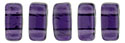 CzechMates Bricks 6 x 3mm (loose) : Tanzanite