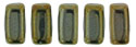CzechMates Bricks 3/6mm (loose) : Iris - Brown