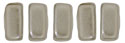 CzechMates Bricks 3/6mm (loose) : Pearl Coat - Brown Sugar