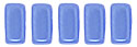 CzechMates Bricks 6 x 3mm (loose) : Pearl Coat - Baby Blue