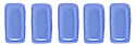 CzechMates Bricks 3/6mm (loose) : Pearl Coat - Baby Blue