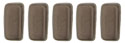 CzechMates Bricks 6 x 3mm (loose) : Pearl Coat - Bistre