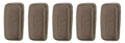CzechMates Bricks 3/6mm (loose) : Pearl Coat - Bistre