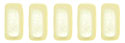 CzechMates Bricks 3/6mm (loose) : Pearl Coat - Cream