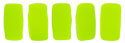 CzechMates Bricks 3/6mm (loose) : Neon - Yellow