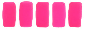 CzechMates Bricks 6 x 3mm (loose) : Neon - Pink