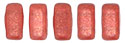 CzechMates Bricks 3/6mm (loose) : Halo - Cardinal