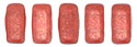 CzechMates Bricks 6 x 3mm (loose) : Halo - Cardinal