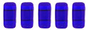 CzechMates Bricks 3/6mm (loose) : Cobalt