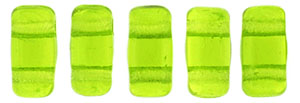 CzechMates Bricks 6 x 3mm (loose) : Olivine