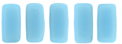 CzechMates Bricks 6 x 3mm (loose) : Sky Blue Coral