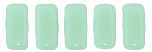 CzechMates Bricks 6 x 3mm (loose) : Opaque Pale Jade