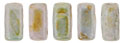 CzechMates Bricks 3/6mm (loose) : Ultra Luster - Opaque Green