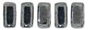CzechMates Bricks 3/6mm (loose) : Hematite
