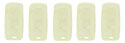 CzechMates Bricks 3/6mm (loose) : Luster - Opaque Champagne