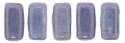 CzechMates Bricks 3/6mm (loose) : Luster - Metallic Amethyst