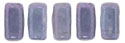 CzechMates Bricks 6 x 3mm (loose) : Luster - Metallic Amethyst