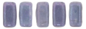 CzechMates Bricks 6 x 3mm (loose) : Luster - Metallic Amethyst