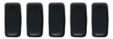 CzechMates Bricks 3/6mm (loose) : Matte - Jet