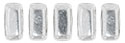 CzechMates Bricks 3/6mm (loose) : Silver