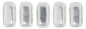 CzechMates Bricks 6 x 3mm (loose) : Silver
