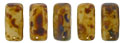 CzechMates Bricks 3/6mm (loose) : Opaque Lt Beige - Picasso