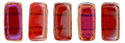 CzechMates Bricks 3/6mm (loose) : Twilight - Siam Ruby
