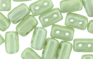 Rulla 3x5mm (loose) : Luster - Chalk Lt Green