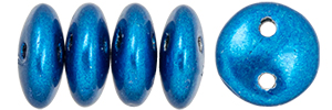 CzechMates Lentil 6mm (loose) : ColorTrends: Saturated Metallic Galaxy Blue
