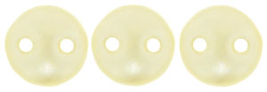 CzechMates Lentil 6mm (loose) : Pearl Coat - Cream