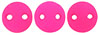 CzechMates Lentil 6mm (loose) : Neon - Pink